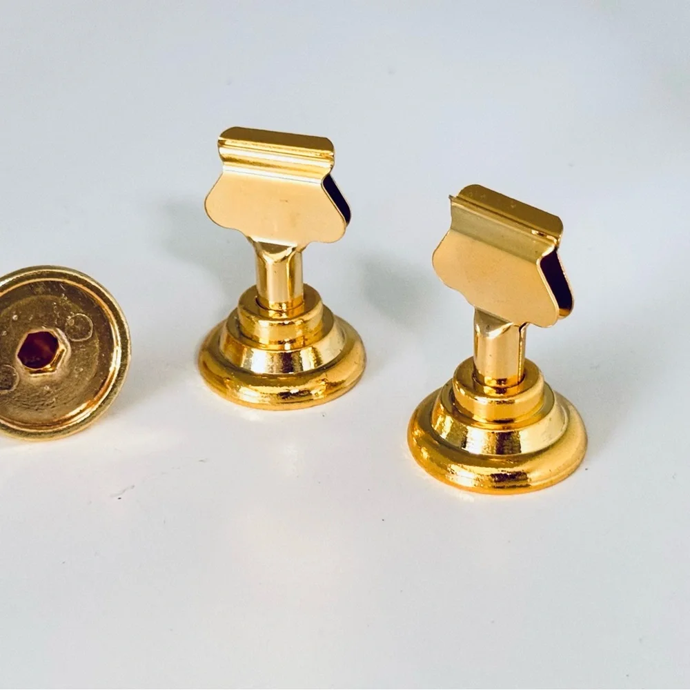 Art Deco Gold Table Name # Holders for Weddings Menu Holder Place Card, Retail